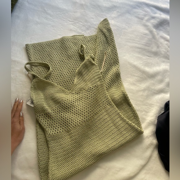 Aritzia Dresses Nwt Aritzia Wilfred Evie Crochet Dress Poshmark